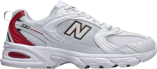 Кроссовки New Balance 530 'White Red', белый