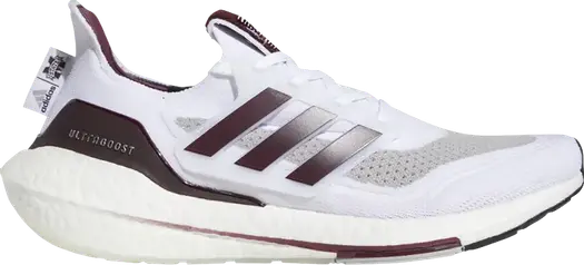 Кроссовки Adidas UltraBoost 21 'NCAA Pack - Mississippi', красный