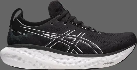 Кроссовки gel nimbus 25 'black pure silver' Asics, черный