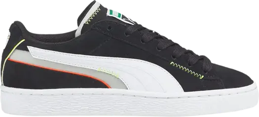Кроссовки Puma Suede Jr Displaced - Black Harbor Mist, черный