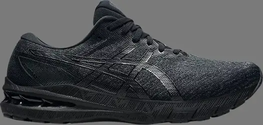 Кроссовки gt 2000 10 2e wide 'triple black' Asics, черный