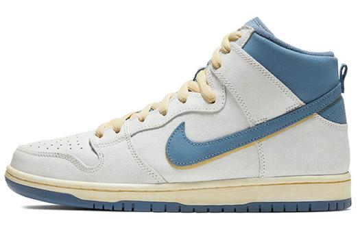 Кроссовки Nike x Atlas SB Dunk High, белый/голубой