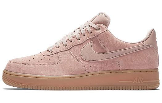 Розовая резинка Nike Air Force 1 с низким содержанием частиц