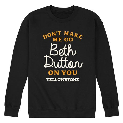Мужской свитшот Yellowstone Beth Dutton Licensed Character