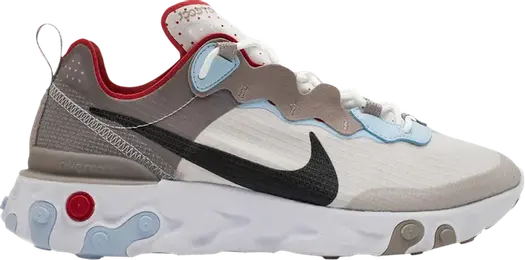 Кроссовки Nike React Element 55 'Enigma Stone Celestine Blue', серый