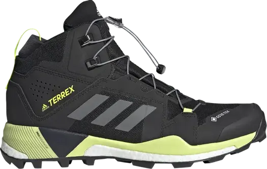 Кроссовки Adidas Terrex Skychaser XT Mid GTX 'Black Solar Yellow', черный