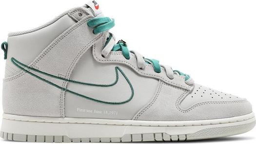 Кроссовки Nike Dunk High SE 'First Use Pack - Green Noise', белый