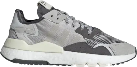 Кроссовки Adidas Nite Jogger 'Triple Grey', серый