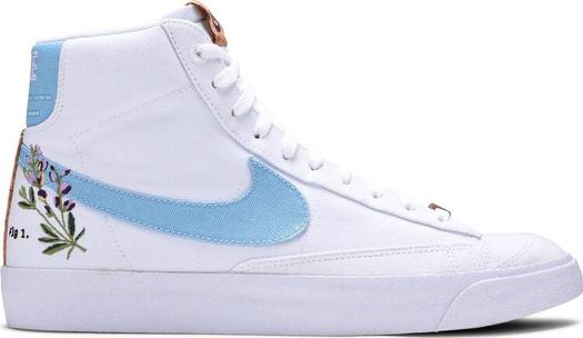 Кроссовки Nike Blazer Mid '77 'Indigo', белый