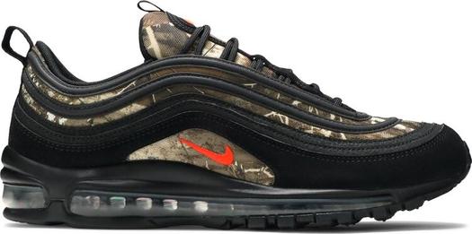 Кроссовки Nike Realtree x Air Max 97 'Camo', зеленый