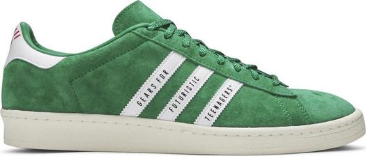 Кроссовки Adidas Human Made x Campus 'Green', зеленый