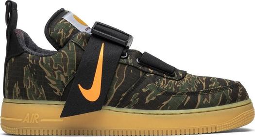 Кроссовки Nike Carhartt WIP x Air Force 1 Utility Low Premium 'Camo', зеленый