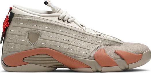 Кроссовки CLOT x Air Jordan 14 Retro Low Terracotta, загар