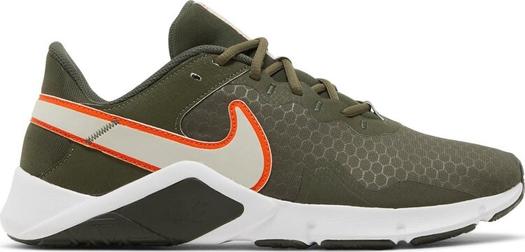 Кроссовки Nike Legend Essential 2 'Cargo Khaki Safety Orange', зеленый