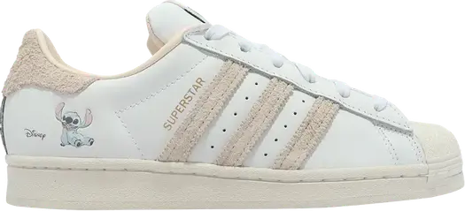 Кроссовки Adidas Disney x Superstar, белый/бежевый