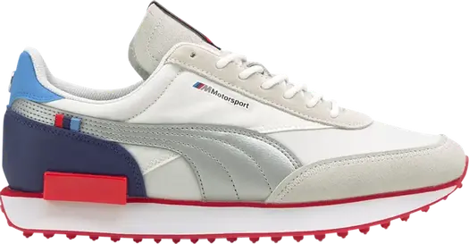 Кроссовки Puma BMW Motorsport x Future Rider White High Risk Red, белый