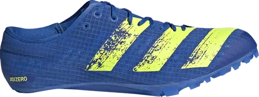 Кроссовки Adidas Adizero Finesse Spikes 'Football Blue Solar Yellow', синий