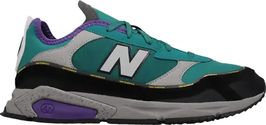 Кроссовки New Balance X-Racer 'Green Grey Purple', зеленый