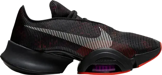 Кроссовки Nike Air Zoom SuperRep 2 'Black Martian Sunrise', черный