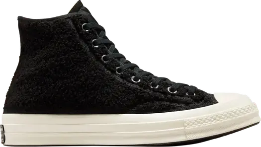 Кроссовки Converse Chuck 70 Varsity High Black Sherpa, черный