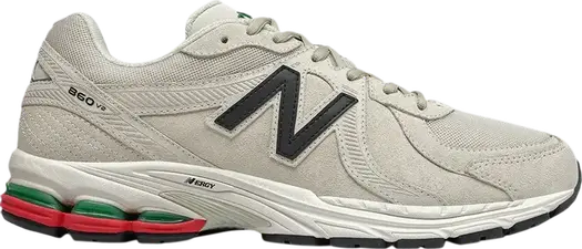 Кроссовки New Balance 860v2 'Beige Green', коричневый