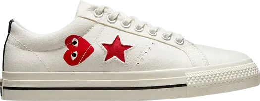 Кроссовки Converse Comme des Garçons Play x One Star Cloud Dancer, кремовый