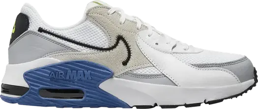 Кроссовки Nike Air Max Excee 'White Dark Royal Blue', белый