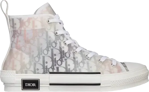 Кроссовки Dior B23 High Dior Oblique - Multi, белый
