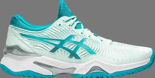 Кроссовки wmns court ff 2 'bio mint lagoon' Asics, синий