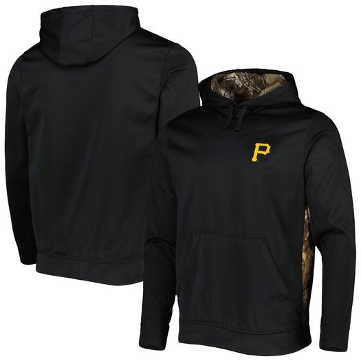 Мужской пуловер с капюшоном Dunbrooke Black/Camo Pittsburgh Pirates Ranger
