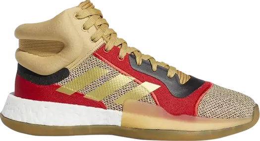 Кроссовки Adidas Marquee Boost 'Red Gold', красный