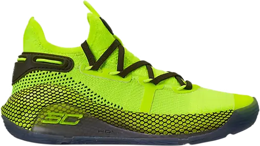 Кроссовки Under Armour Curry 6 GS Coy Fish, желтый