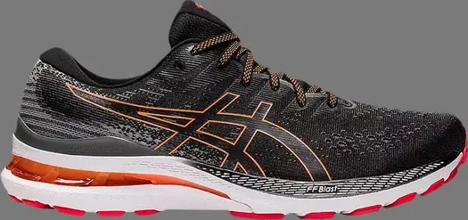 Кроссовки gel kayano 28 'black clay grey' Asics, черный