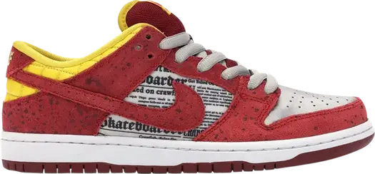 Лимитированные кроссовки Nike Dunk Low Premium SB QS 'Crawfish' Special Box, красный