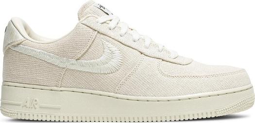 Кроссовки Nike Stussy x Air Force 1 Low 'Fossil', кремовый