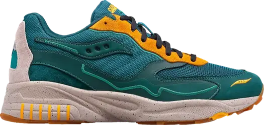 Кроссовки Saucony 3D Grid Hurricane Premium Green Orange, зеленый