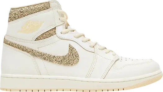 Кроссовки Air Jordan 1 Retro High OG Craft - Vibrations of Naija, белый