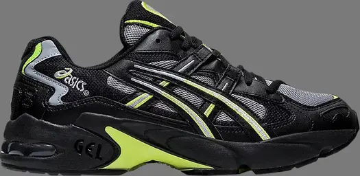 Кроссовки gel kayano 5 og 'black neon' Asics, черный