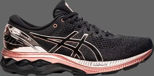 Кроссовки wmns gel kayano 27 'black rose gold' Asics, черный