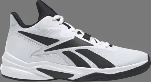 Кроссовки more buckets 'white black' Reebok, белый
