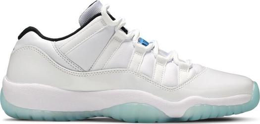 Кроссовки Air Jordan 11 Retro Low GS Legend Blue, белый