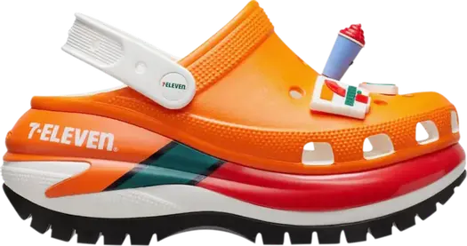 Кроссовки 7-Eleven x Mega Crush Clog Orange, оранжевый