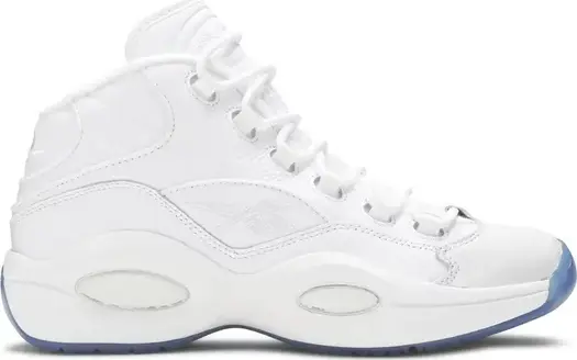 Кроссовки question mid 'blue sole' Reebok, белый