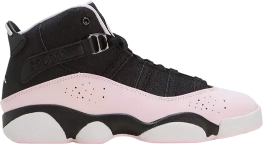 Кроссовки Jordan 6 Rings PS Black Pink Foam, черный