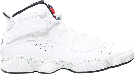 Кроссовки Jordan 6 Rings Paint Splatter, белый