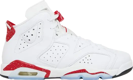 Кроссовки Air Jordan 6 Retro GS Red Oreo Sample, белый