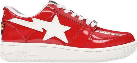 Кроссовки Ghostbusters x Bapesta Low Red Baby Milo, красный