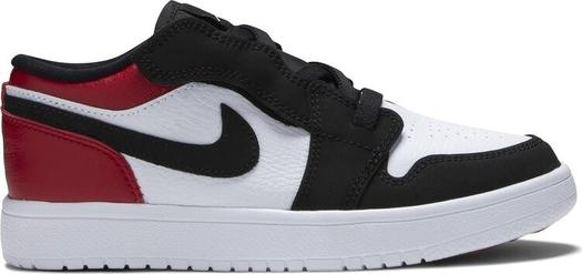 Кроссовки Air Jordan 1 Low Alt PS Black Toe, белый