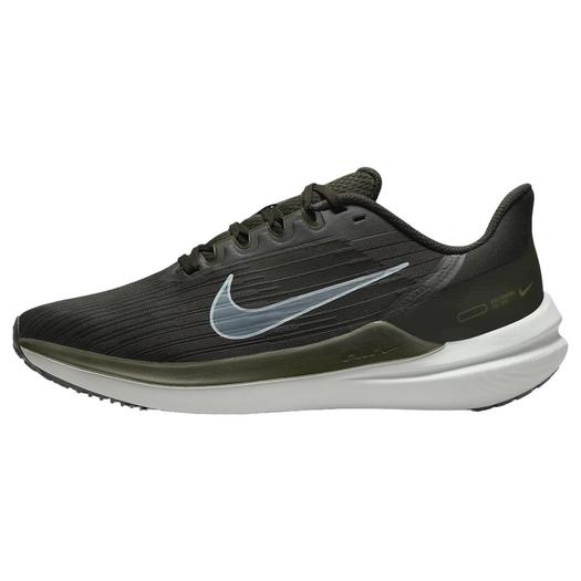 Кроссовки Nike Winflo 9, черный/зеленый хаки