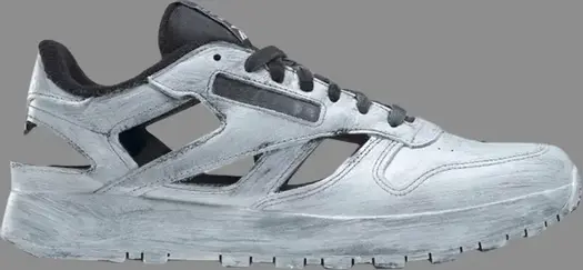 Кроссовки maison margiela x classic leather dq 'whiteout' Reebok, белый